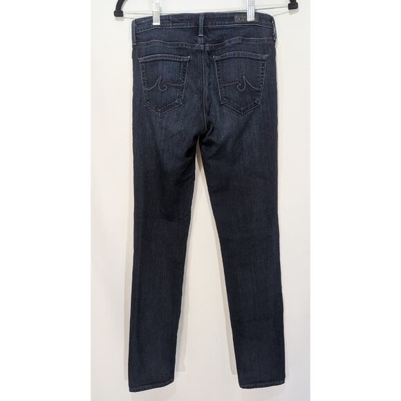AG Adriano Goldschmied The Prima Mid Rise Cigarette Jeans Dark Wash Size 25R - Picture 3 of 8